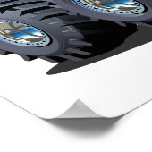 Poster voiture de dessin animé (Coin)