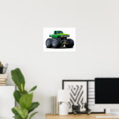 Poster voiture de dessin animé (Bureau à domicile)