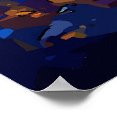 Poster Voiture de flux Abstraite (Coin)