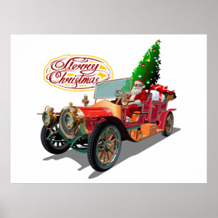 Poster Voiture de Noël