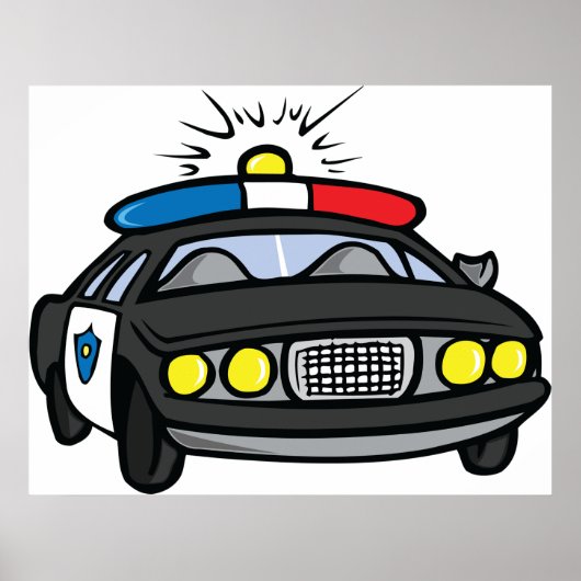 Poster Voiture de police (Devant)