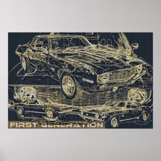 Poster Voiture de première génération (Devant)