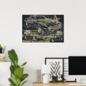 Poster Voiture de première génération (Bureau à domicile)