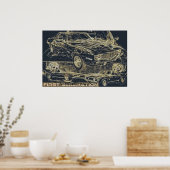 Poster Voiture de première génération (Cuisine)