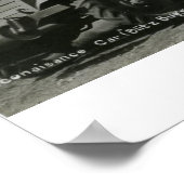 Poster Voiture de reconnaissance et moto (Coin)