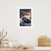 Poster Voiture de sport (Cuisine)
