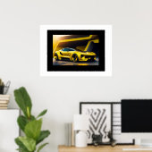 Poster Voiture de sport (Bureau à domicile)