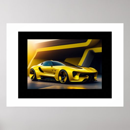 Poster Voiture de sport (Devant)