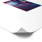 Poster Voiture de sport (Coin)