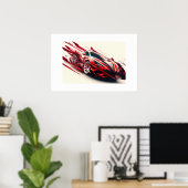 Poster Voiture de sport (Bureau à domicile)