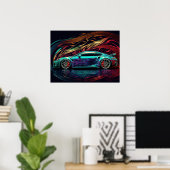 Poster Voiture de sport (Bureau à domicile)