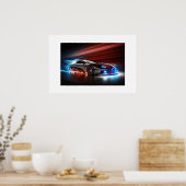 Poster Voiture de sport (Cuisine)