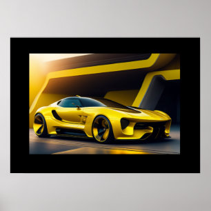 Poster Voiture de sport