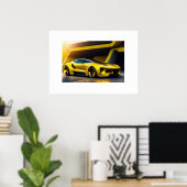 Poster Voiture de sport (Bureau à domicile)