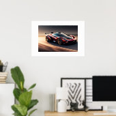 Poster Voiture de sport (Bureau à domicile)