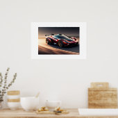 Poster Voiture de sport (Cuisine)
