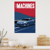 Poster Voiture de sport (Cuisine)