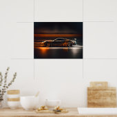 Poster Voiture de sport (Cuisine)