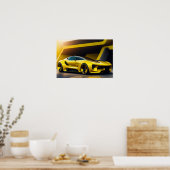 Poster Voiture de sport (Cuisine)