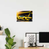 Poster Voiture de sport (Bureau à domicile)