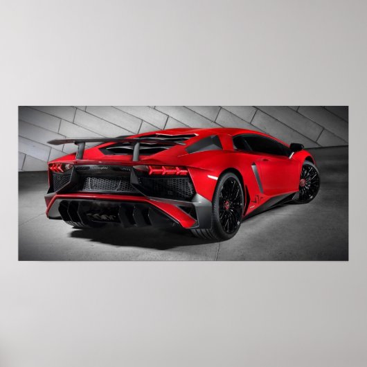 Poster Voiture de sport (Devant)