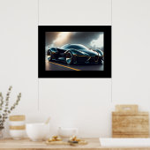 Poster Voiture de sport (Cuisine)