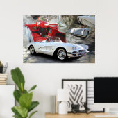 Poster Voiture de sport américaine (Bureau à domicile)