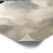 Poster Voiture de sport convertible Morgan Plus 4 1964 (Coin)