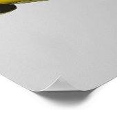 Poster Voiture de sport Corvette Stingray 1975 (Coin)