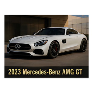 Poster Voiture de sport de luxe moderne Mercedes-Benz AMG