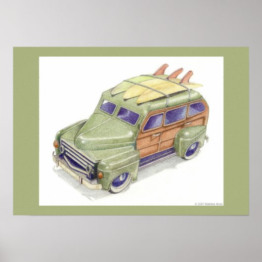 Poster Voiture de Surf de jouets (Devant)