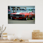 Poster Voiture Dodge Challenger Pace 1971 (Cuisine)