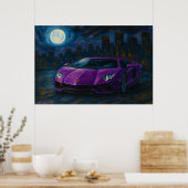Poster Voiture Eclipse Urbaine (Cuisine)