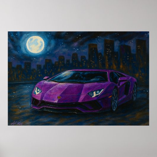 Poster Voiture Eclipse Urbaine (Devant)