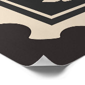 Poster Voiture Hotdog Mignonne Dachshund (Coin)