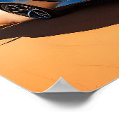 Poster Voiture moderne dans le désert (Coin)