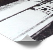 Poster Voiture noire et blanche (Coin)