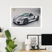 Poster Voiture rapide (Bureau à domicile)