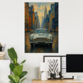Poster Voiture Rêverie de Vitesse (Bureau à domicile)