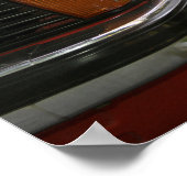 Poster Voiture rouge (Coin)