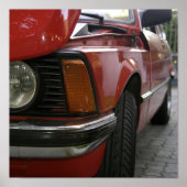 Poster Voiture rouge (Devant)