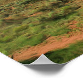 Poster Voiture rouillée en peinture du désert (Coin)