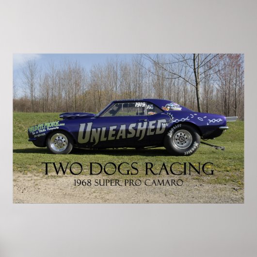 Poster Voiture Super Pro Drag Déleashed (Devant)
