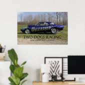 Poster Voiture Super Pro Drag Déleashed (Bureau à domicile)