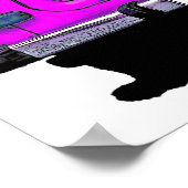 Poster Voiture Trabant Rose (Coin)