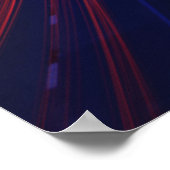 Poster Voiture Traces de signalisation (Coin)