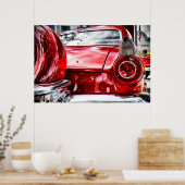 Poster Voiture Vintage (Cuisine)