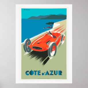 Poster Voiture vintage.