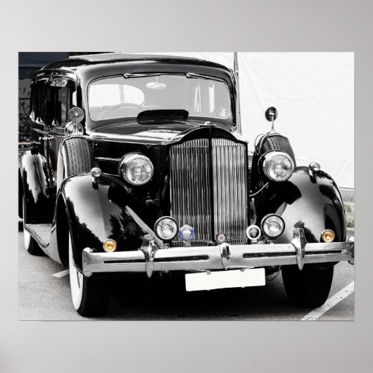 Poster Voiture Vintage (Devant)