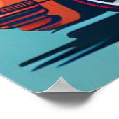 Poster voiture vintage classique (Coin)